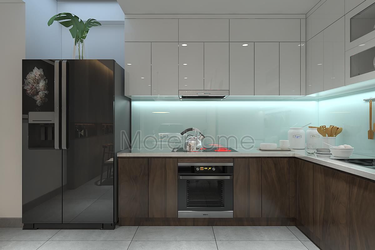 Thiết kế nội thất phòng bếp nhà ống An Dương Tây Hồ 